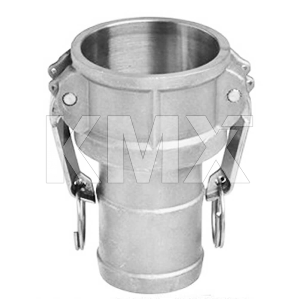  C100 Camlock Aluminio Tipo C Hembra Espiga 1"
