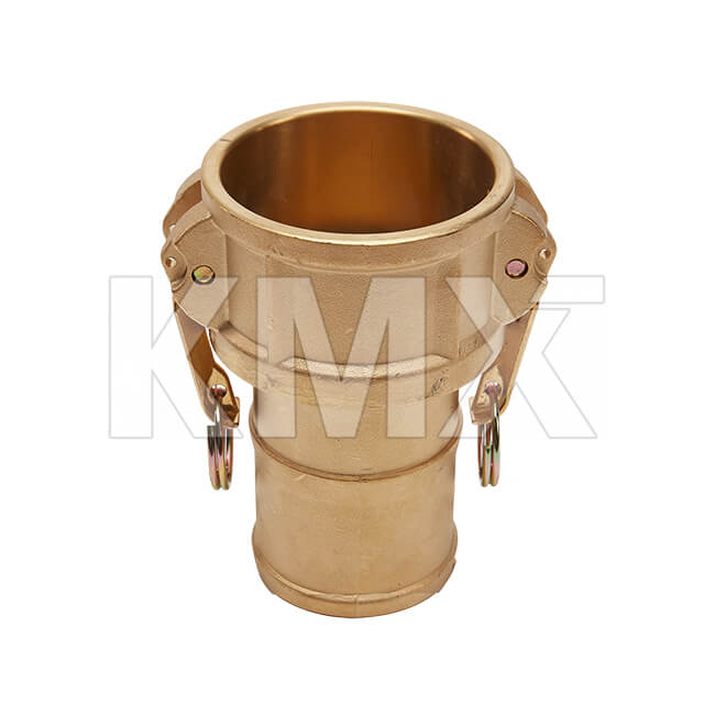  C400 Camlock Bronce Tipo C Hembra Espiga 4"