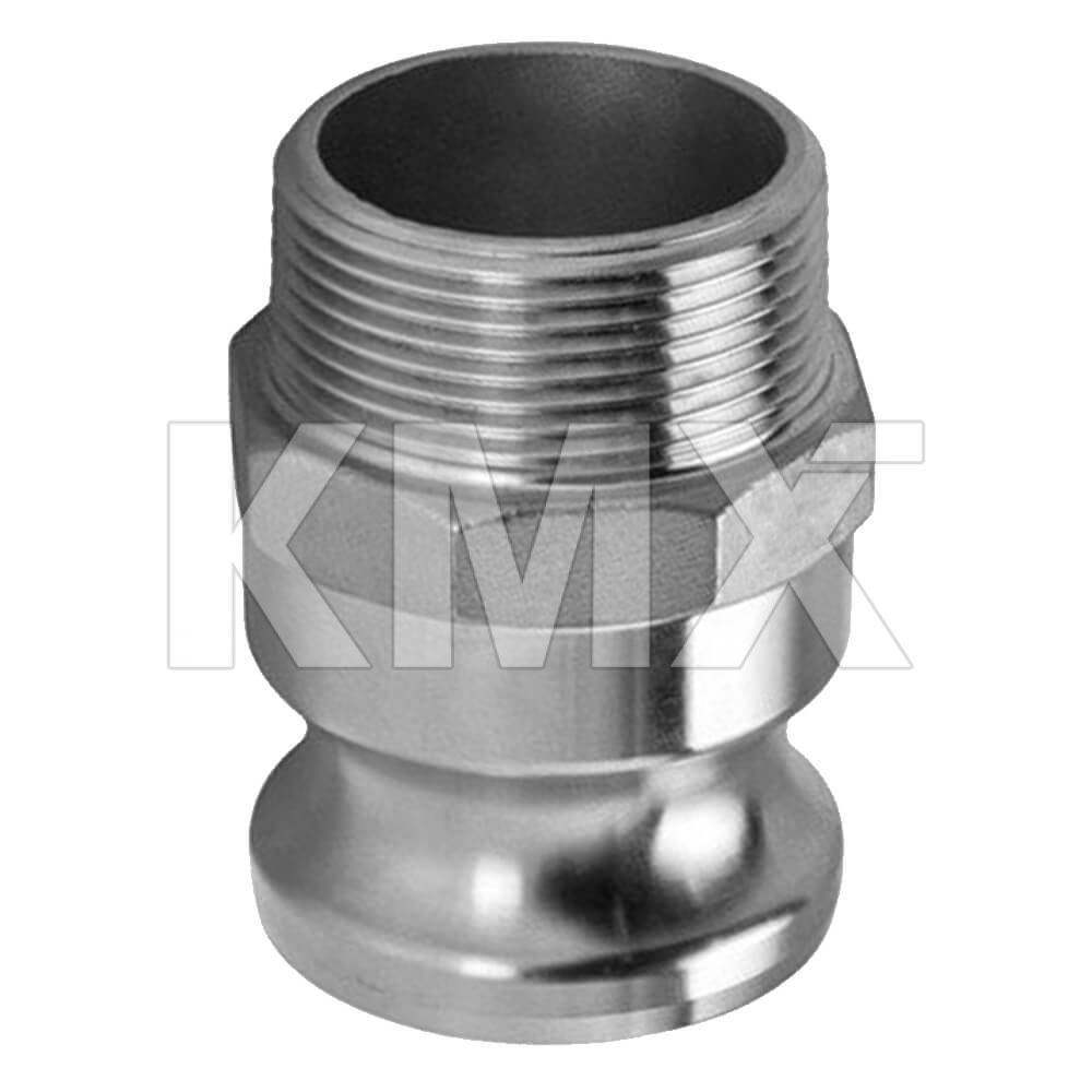  F250 Camlock Aluminio Tipo F Macho HE NPT 2-1/2"