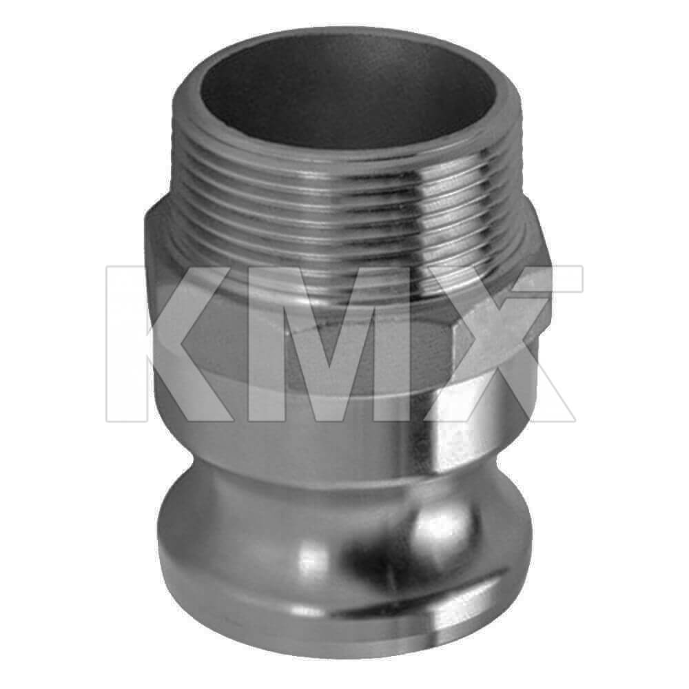  F600 Camlock Acero Inoxidable Tipo F Macho HE NPT 6"