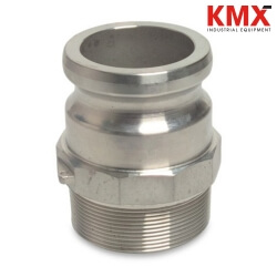 Vista 3 : Camlock Aluminio Tipo F Macho HE NPT 8"