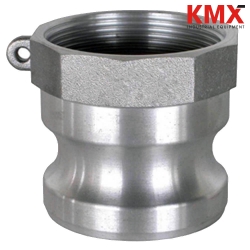  A600 Camlock Aluminio Tipo A Macho HI NPT 6"