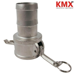 Vista 3 : Camlock Aluminio Tipo C Hembra Espiga 2-1/2"