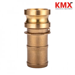  E100 Camlock Bronce Tipo E Macho Espiga 1"
