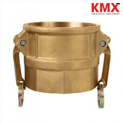  D400 Camlock Bronce Tipo D Hembra HI NPT 4"