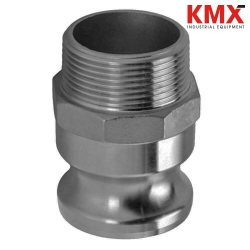  F150 Camlock Acero Inoxidable Tipo F Macho HE NPT 1-1/2"