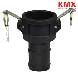 Vista 2 : Camlock Polipropileno Tipo C Hembra Espiga 2-1/2"