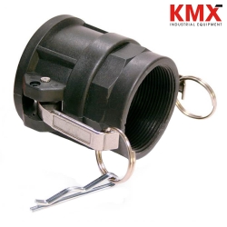 Vista 2 : Camlock Polipropileno Tipo D Hembra HI NPT 2"